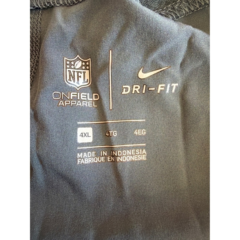 Nike NFL Onfield Apparel Dri-FIT Training Shorts Mens 4XL Gray Athletic Gym - Picture 3 of 4